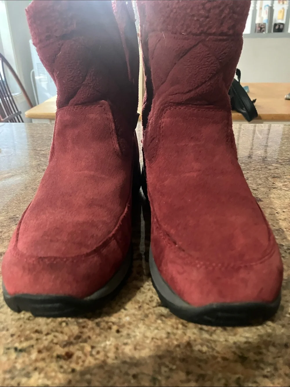 L.L. Bean suede ankle
